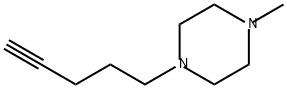 Piperazine, 1-methyl-4-(4-pentyn-1-yl)- Struktur