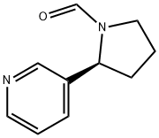 1-Pyrrolidinecarboxaldehyde, 2-(3-pyridinyl)-, (2S)- Struktur