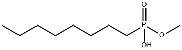 Phosphonic acid, P-octyl-, monomethyl ester Struktur