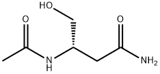 Butanamide, 3-(acetylamino)-4-hydroxy-, (S)- (9CI) Struktur