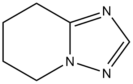 5H,6H,7H,8H-[1,2,4]triazolo[1,5-a]pyridine Struktur