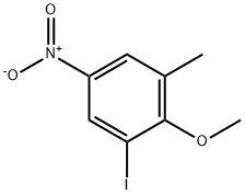 Benzene, 1-iodo-2-methoxy-3-methyl-5-nitro- Struktur