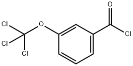 Benzoyl chloride, 3-(trichloromethoxy)- Struktur