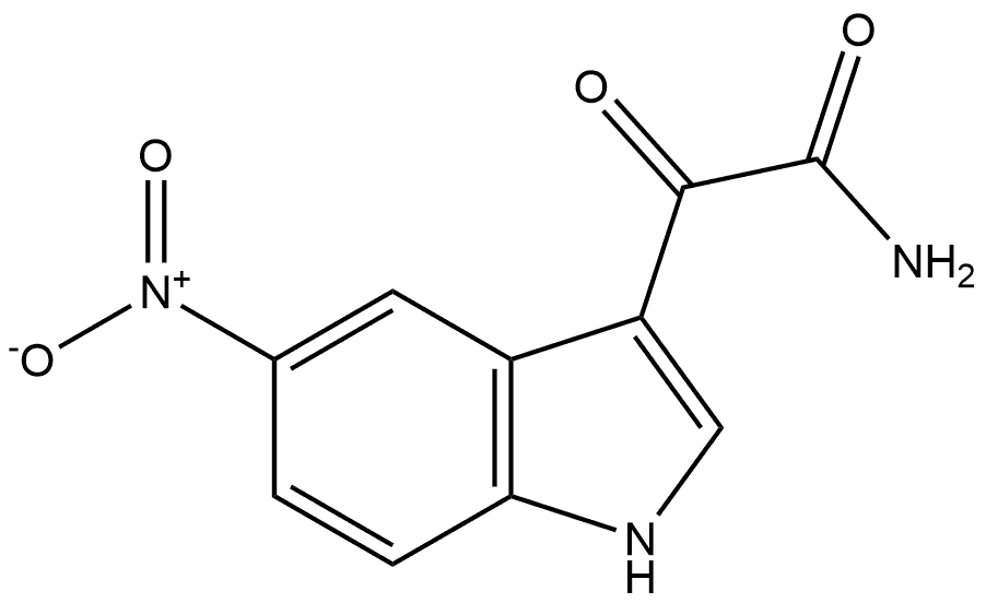 1H-Indole-3-acetamide, 5-nitro-α-oxo-