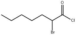 Heptanoyl chloride, 2-bromo-