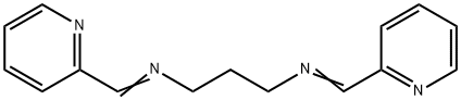 1,3-Propanediamine, N1,N3-bis(2-pyridinylmethylene)- Struktur