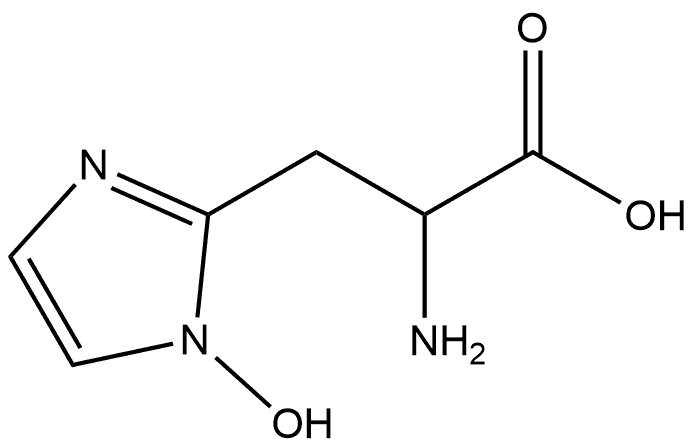 1H-Imidazole-2-propanoic acid, α-amino-1-hydroxy- (9CI) Struktur