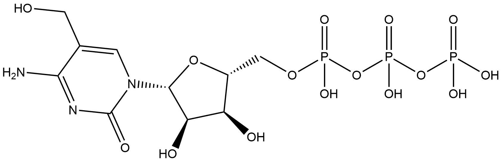 5-hme-CTP 100mM Sodium solution Struktur