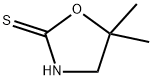 2-Oxazolidinethione, 5,5-dimethyl- Struktur