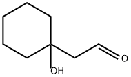 Cyclohexaneacetaldehyde, 1-hydroxy- Struktur