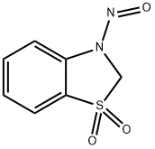 Benzothiazole, 2,3-dihydro-3-nitroso-, 1,1-dioxide Struktur