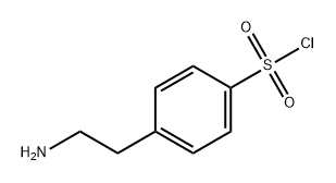 Benzenesulfonyl chloride, 4-(2-aminoethyl)- Struktur