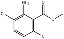 Benzoic acid, 2-amino-3,6-dichloro-, methyl ester Struktur