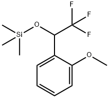 Benzene, 1-methoxy-2-[2,2,2-trifluoro-1-[(trimethylsilyl)oxy]ethyl]- Struktur