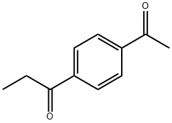 1-Propanone, 1-(4-acetylphenyl)- Struktur