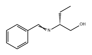 1-Butanol, 2-[(phenylmethylene)amino]-, (2R)-