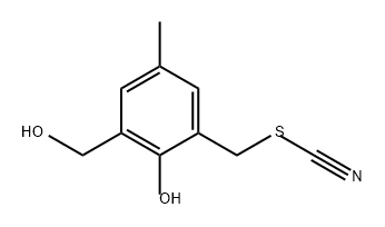 Thiocyanic acid, [2-hydroxy-3-(hydroxymethyl)-5-methylphenyl]methyl ester