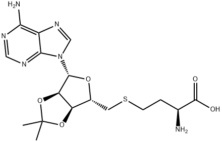 Adenosine, 5'-S-[(3S)-3-amino-3-carboxypropyl]-2',3'-O-(1-methylethylidene)-5'-thio- (9CI)