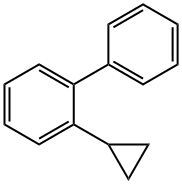 2-Cyclopropylbiphenyl Struktur