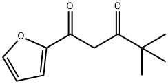 1,3-Pentanedione, 1-(2-furanyl)-4,4-dimethyl- Struktur