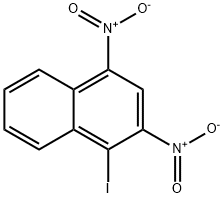 Naphthalene, 1-iodo-2,4-dinitro- Struktur