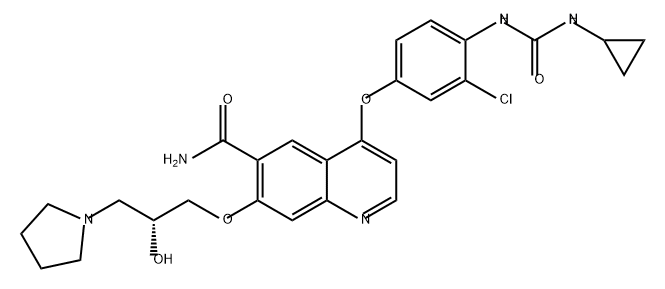 化合物 ANGIOGENESIS INHIBITOR 4 結(jié)構(gòu)式