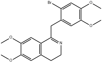 6'-bromodihydropapaverine Struktur