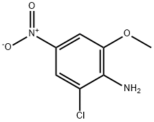 2-chloro-6-methoxy-4-nitroaniline Struktur