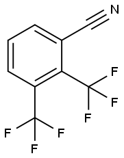 Benzonitrile, 2,3-bis(trifluoromethyl)- Struktur