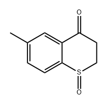 4H-1-Benzothiopyran-4-one, 2,3-dihydro-6-methyl-, 1-oxide Struktur