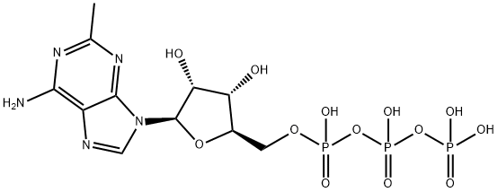 2-Methyladenosine-5'-triphosphate Struktur