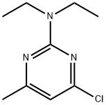 2-Pyrimidinamine, 4-chloro-N,N-diethyl-6-methyl- Struktur