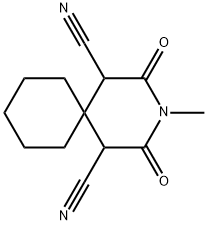 3-Azaspiro[5.5]undecane-1,5-dicarbonitrile, 3-methyl-2,4-dioxo-