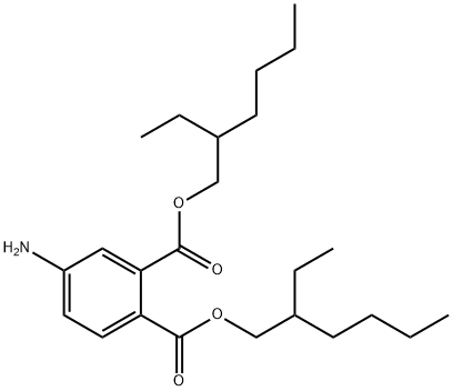 1,2-BENZENEDICARBOXYLIC ACID, 4-AMINO-, BIS(2-ETHYLHEXYL) Struktur