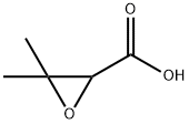 2-Oxiranecarboxylic acid, 3,3-dimethyl- Struktur