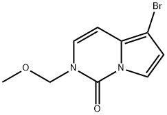 5-broMo-2-(MethoxyMethyl)pyrrolo[1,2-f]pyriMidin-1(2H)-one Struktur