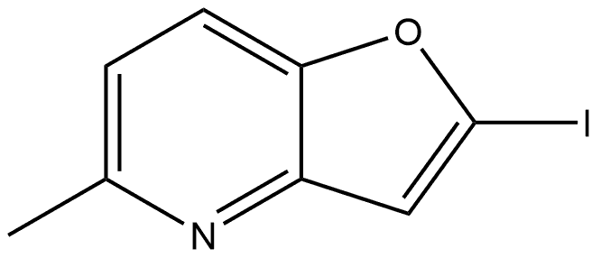 2-iodo-5-methylfuro[3,2-b]pyridine Struktur