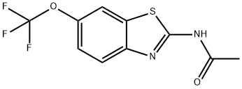 N-[6-(Trifluoromethoxy)-2-benzothiazolyl]acetamide Struktur