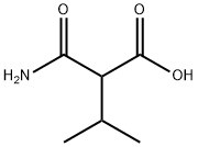 Butanoic acid, 2-(aminocarbonyl)-3-methyl- Struktur