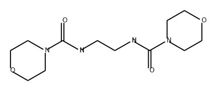 4-Morpholinecarboxamide, N,N'-1,2-ethanediylbis- Struktur