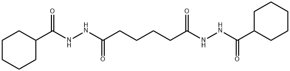 N'1,N'6-bis(cyclohexylcarbonyl)hexanedihydrazide Struktur