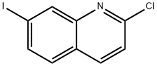 Quinoline, 2-chloro-7-iodo- Struktur