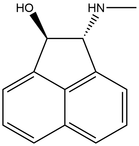 1-Acenaphthylenol,1,2-dihydro-2-(methylamino)-,(1R,2R)-rel-(+)-(9CI) Struktur