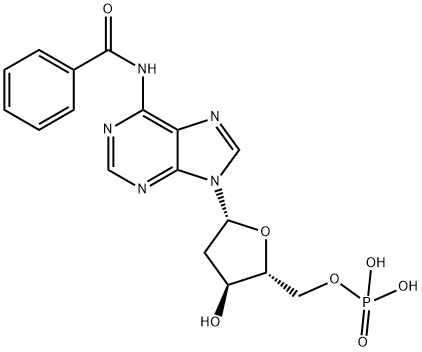 5'-Adenylic acid, N-benzoyl-2'-deoxy- (9CI) Struktur