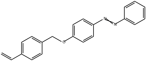 Diazene, 1-[4-[(4-ethenylphenyl)methoxy]phenyl]-2-phenyl- Struktur