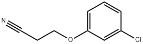 Propanenitrile, 3-(3-chlorophenoxy)- Struktur