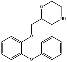 Morpholine, 2-[(2-phenoxyphenoxy)methyl]- Struktur