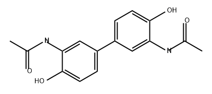 Acetamide, N,N'-(4,4'-dihydroxy[1,1'-biphenyl]-3,3'-diyl)bis- (9CI)