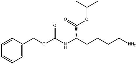 L-Lysine, N2-[(phenylmethoxy)carbonyl]-, 1-methylethyl ester Struktur