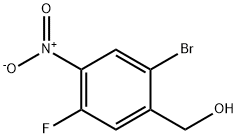 Benzenemethanol, 2-bromo-5-fluoro-4-nitro- Struktur